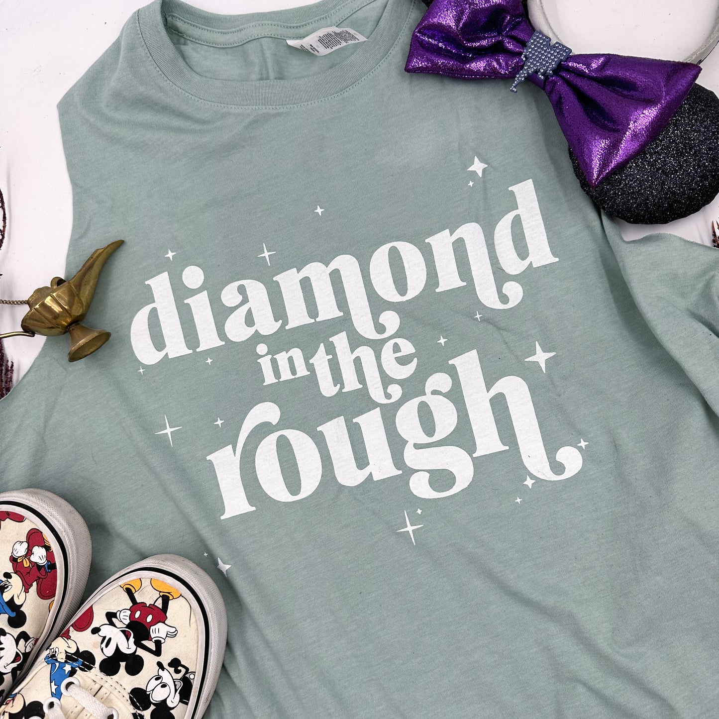 diamond in the rough | women's cropped tank
