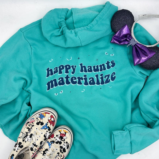 happy haunts | unisex zip-up hoodie