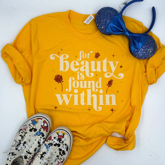 beauty is found within | unisex tee