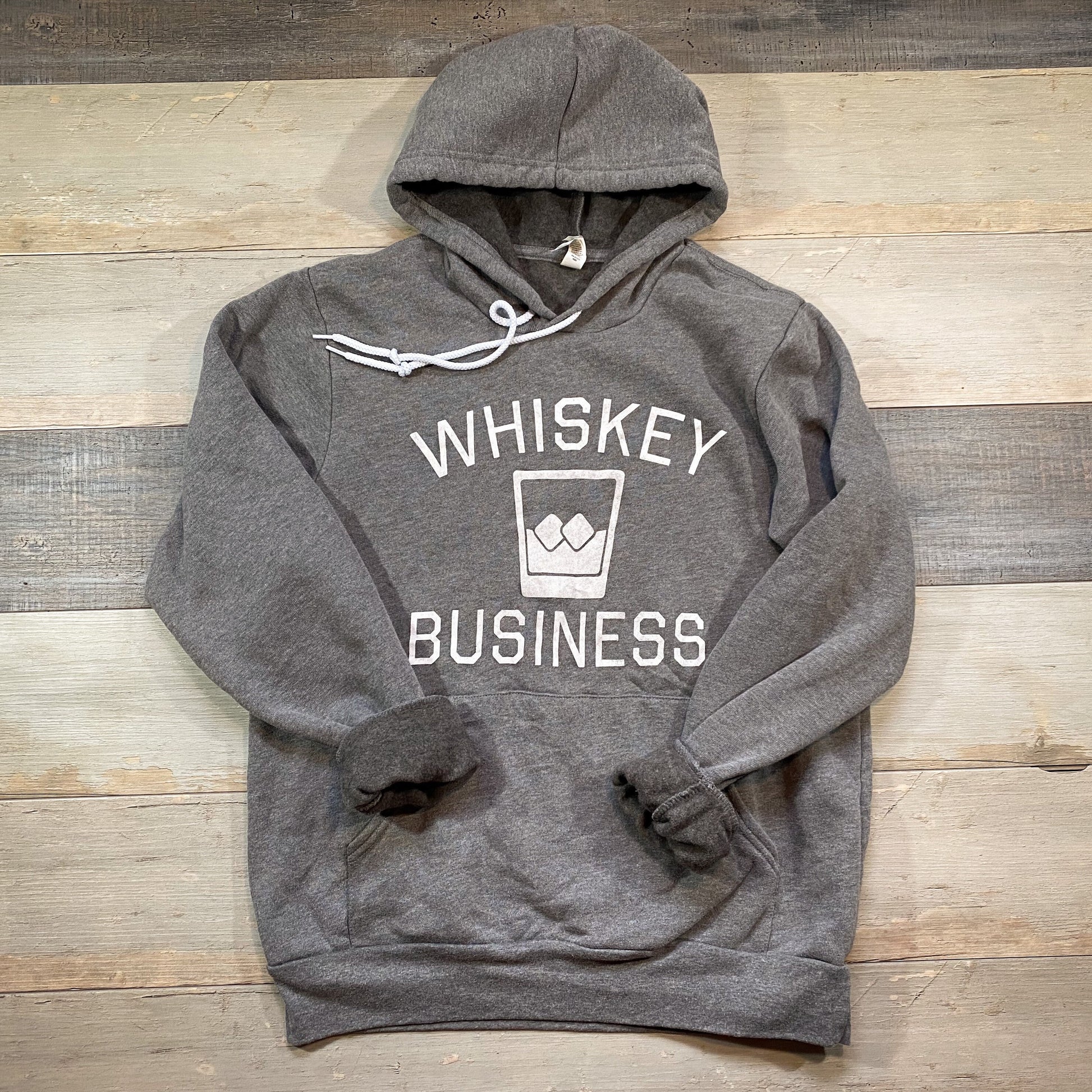 whiskey business [ screen-printed hoodie ]