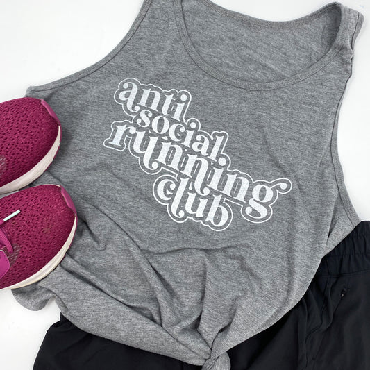 antisocial runners club | unisex jersey tank