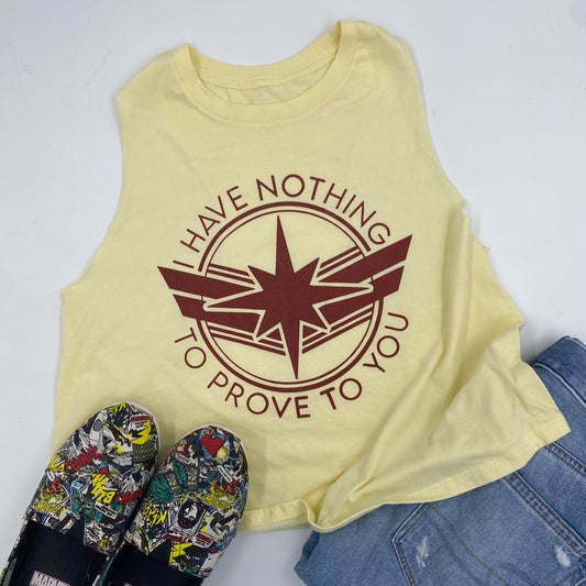 I have nothing to prove to you | women's cropped tank