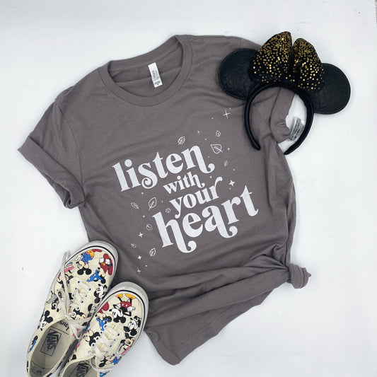 listen with your heart | unisex tee