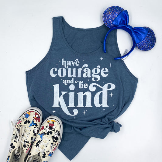 have courage, be kind  | unisex jersey tank